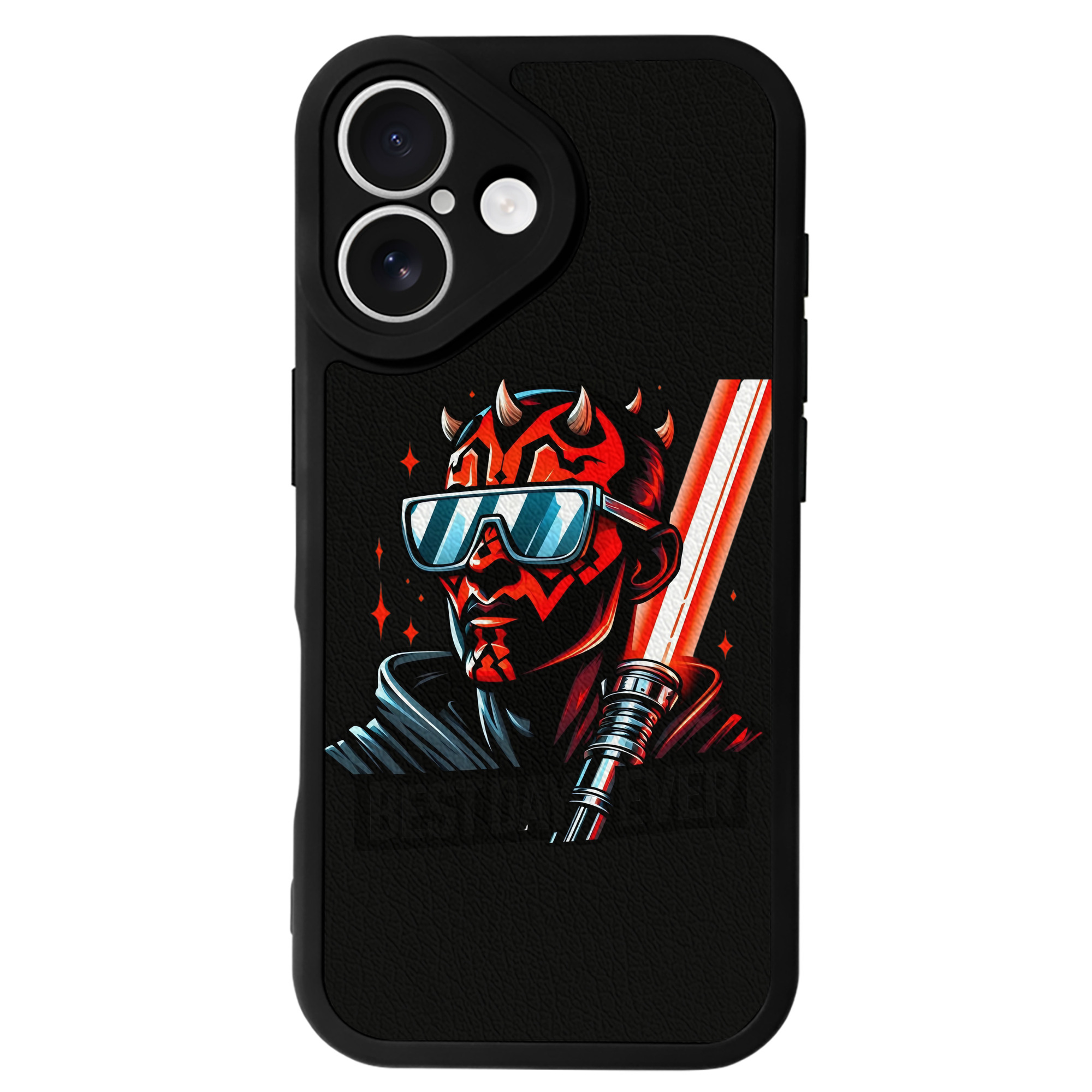 （画像用） スター・ウォーズ Star Wars 【iPhone 16シリーズ対応】シリコンスマホケース（レザー調） 材質：シリコン